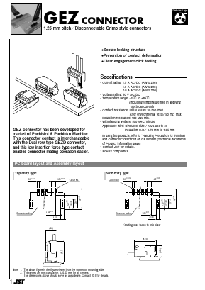 SM09B-GEZS-TB Datasheet PDF JST Mfg. Co., Ltd.