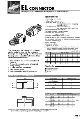 ELR-04NV Datasheet PDF JST Mfg. Co., Ltd.