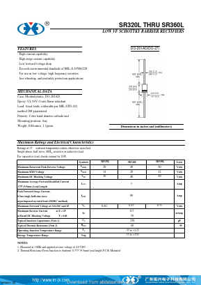 SR340L Datasheet PDF Guangzhou Juxing Electronic Co., Ltd.