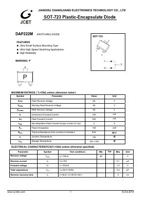 DAP222M Datasheet PDF Jiangsu Changjiang Electronics Technology Co., Ltd