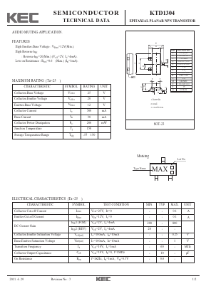 KTD1304 Datasheet PDF KEC