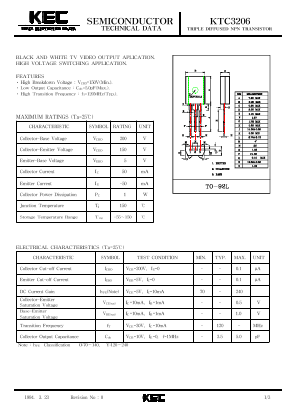 KTC3206 Datasheet PDF KEC