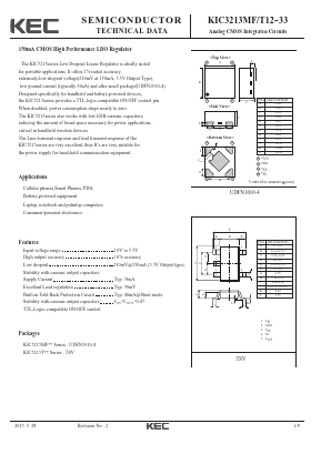 KIC3213T29 Datasheet PDF KEC
