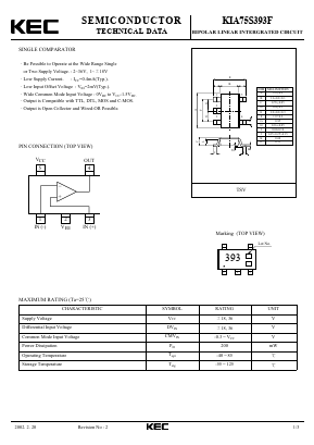 KIA75S393F Datasheet PDF KEC