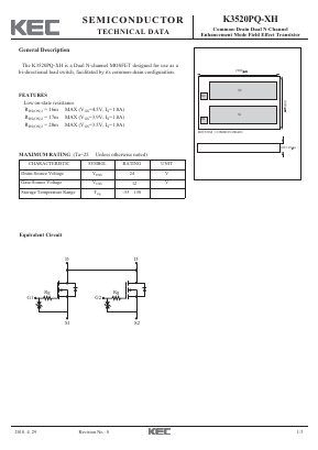 K3520PQ-XH Datasheet PDF KEC