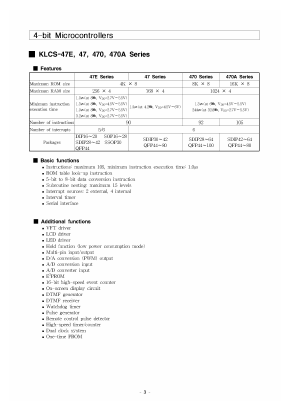 KMP47C440BF Datasheet PDF KEC