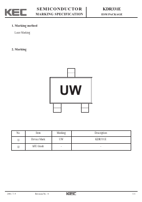 KDR331E Datasheet PDF KEC