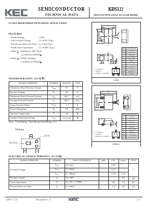 KDS122 Datasheet PDF KEC