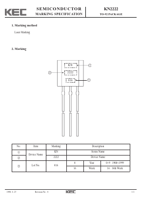 KN2222 Datasheet PDF KEC