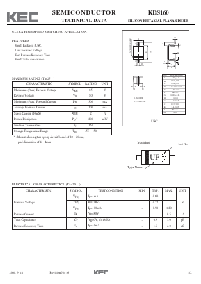 KDS160 Datasheet PDF KEC