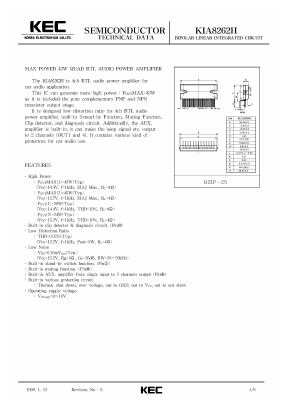 KIA8262 Datasheet PDF KEC