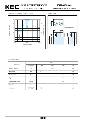 KHB0959A01 Datasheet PDF KEC