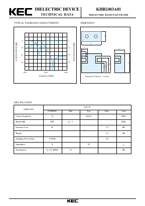 KHB2403A01 Datasheet PDF KEC