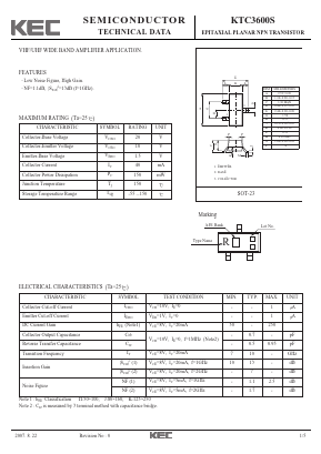 KTC3400S Datasheet PDF KEC