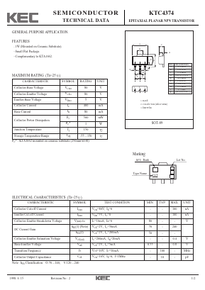 KTC4374 Datasheet PDF KEC