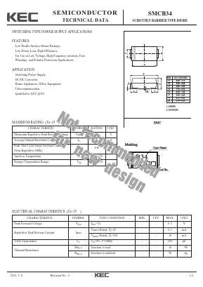 SMCB34 Datasheet PDF KEC