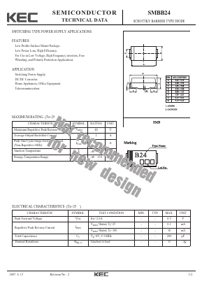 SMBB24 Datasheet PDF KEC