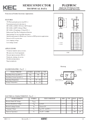 PG12FBUSC Datasheet PDF KEC