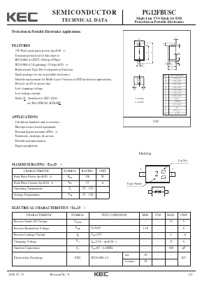 PG12FBUSC Datasheet PDF KEC