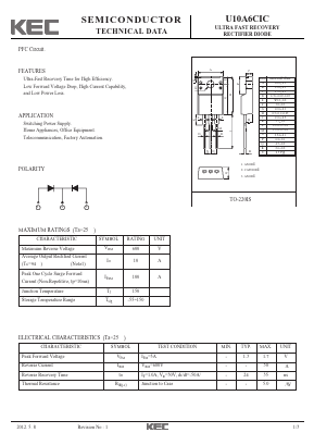 U10A6CIC Datasheet PDF KEC