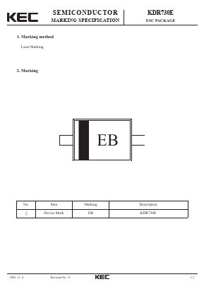 KDR730E Datasheet PDF KEC