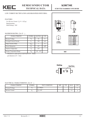 KDR730E Datasheet PDF KEC