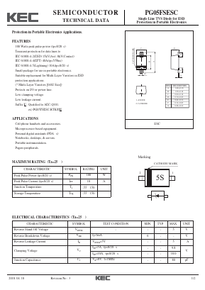 PG05FSESC Datasheet PDF KEC