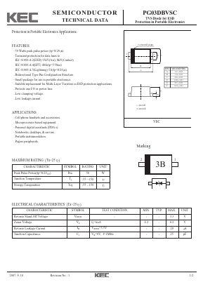 PG03DBVSC Datasheet PDF KEC