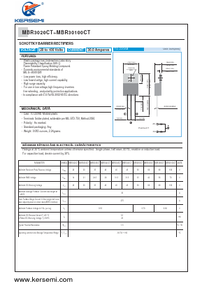 MBR3045CT_ Datasheet PDF Kersemi Electronic Co., Ltd.