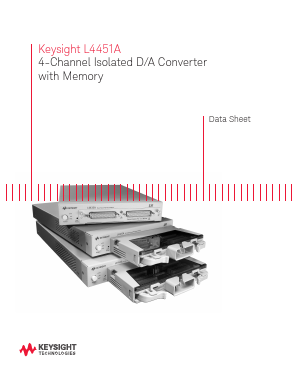 L4451A Datasheet PDF Keysight Technologies