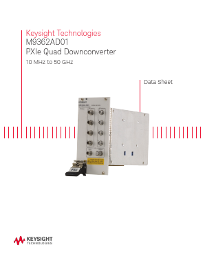 M9362AD01-F40 Datasheet PDF Keysight Technologies