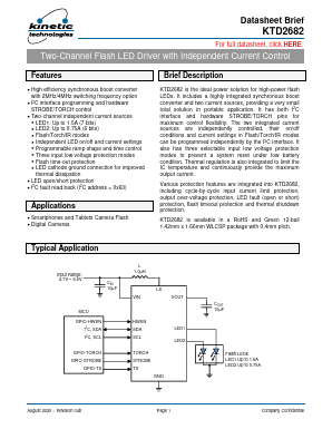 KTD2682 Datasheet PDF Kinetic Technologies.