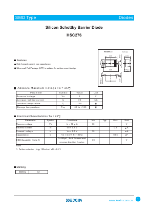 HSC276 Datasheet PDF KEXIN Industrial