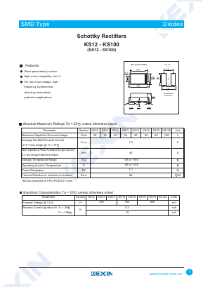 KS100 Datasheet PDF KEXIN Industrial
