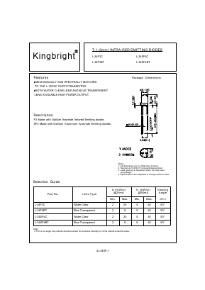 L-34F3BT Datasheet PDF Kingbright