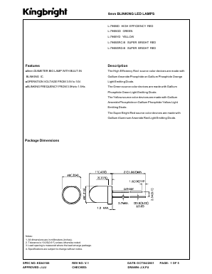 L-796BSRC-B Datasheet PDF Kingbright