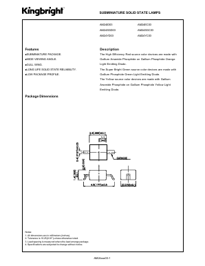 AM24YC03 Datasheet PDF Kingbright