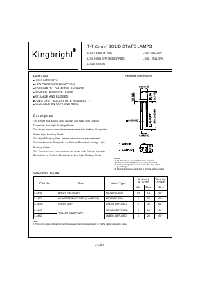 L-34A Datasheet PDF Kingbright