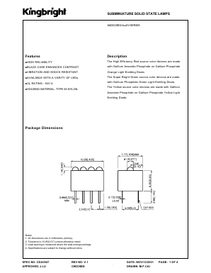 AM2520EG/4XX5V Datasheet PDF Kingbright