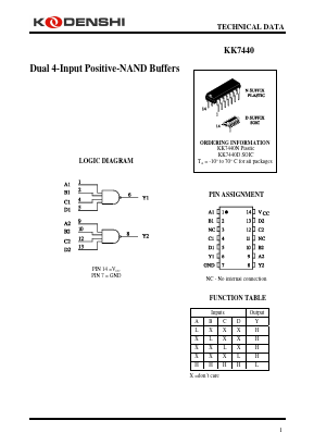 KK7440 Datasheet PDF Kodenshi Auk Co., LTD