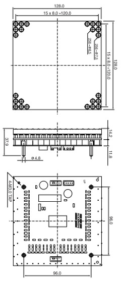 KLM-128LA-16A Datasheet PDF Kodenshi Auk Co., LTD