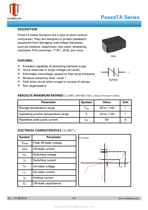 P3800TA Datasheet PDF Shanghai Leiditech Electronic Technology Co., Ltd