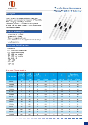 P0640LA Datasheet PDF Shanghai Leiditech Electronic Technology Co., Ltd