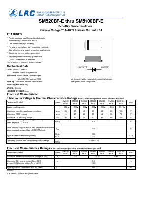 SM540BF-E Datasheet PDF Leshan Radio Company,Ltd