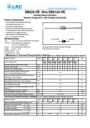 SB880-HE Datasheet PDF Leshan Radio Company,Ltd