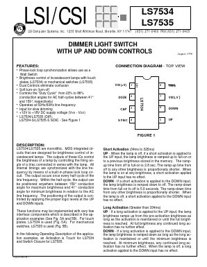 LS7534 Datasheet PDF LSI Corporation 