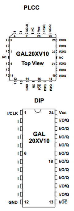 GAL20XV10B-10LJ Datasheet PDF Lattice Semiconductor