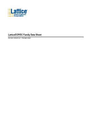 LFEC3E-3T100I Datasheet PDF Lattice Semiconductor