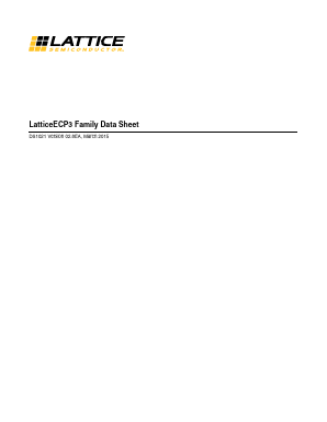 LFE3-150EA-6FN1156CTW Datasheet PDF Lattice Semiconductor