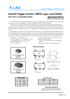 MC74VHC1GT14 Datasheet PDF Leshan Radio Company